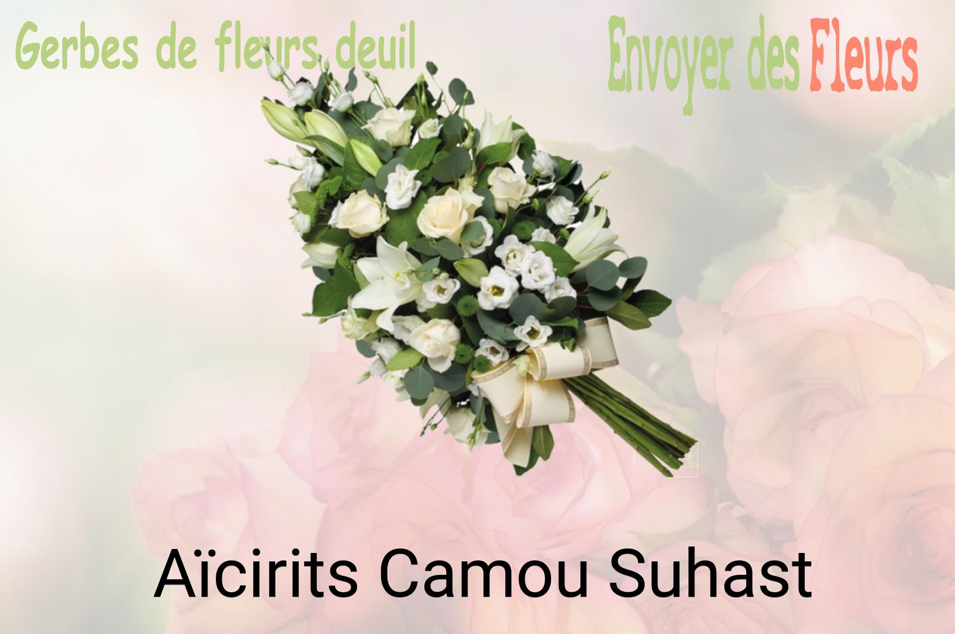 Gerbe de fleurs de deuil livrée à Aïcirits-Camou-Suhast